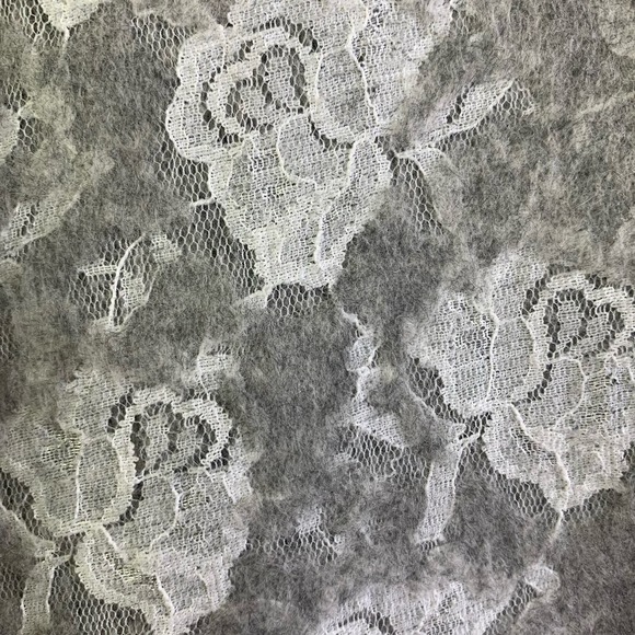 SOFT SURROUNDINGS Claudette Cowl Turtle Neck Long Tunic Knit Lace Wool Sweater - Picture 8 of 12